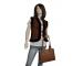 Women Multi function Shoulder Bag- Buffalo Hide Leather Purse Cross body Casual Travel Day pack